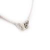Les Trésors De Lily [J7962] - Silver 'Butterflies' Long Necklace