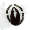 prayer beads natural stone prayer beads unisex smoke crystal beads smoky quartz