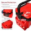 Fishing Box Travel Fishing Case Box with Bottle Holder and Rod Stands Tubes