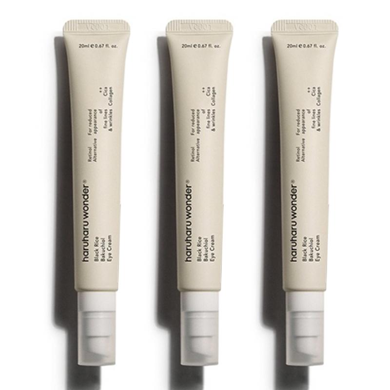 HARUHARU WONDER Black Rice Bakuchiol Eye Cream 20ml × 3 pcs