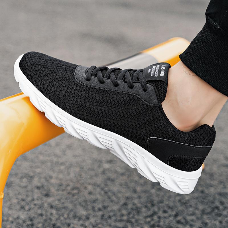 New Men's Casual Shoes Breathable Mesh Large Size Fashion Sneakers Lightweight Running Shoes