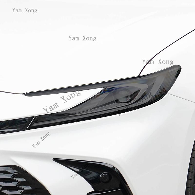 For Toyota Camry LE/SE camry XV80 Exterior Front Lamp Black Anti-Scratch Film Accessories Headlight Transparent Protective Film
