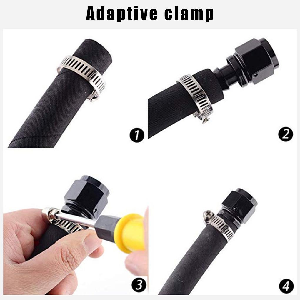 4piece Universal Aluminum Oil Fuels Fitting For Wide Application And Aluminum Alloy Is Sturdy