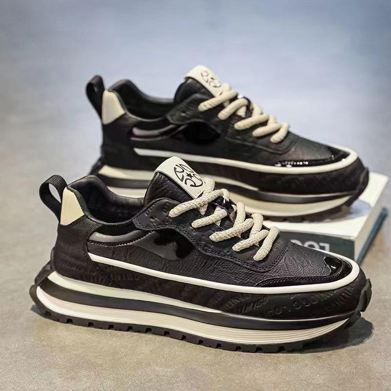Non-slip new sports and leisure trendy shoes winter platform men's shoes