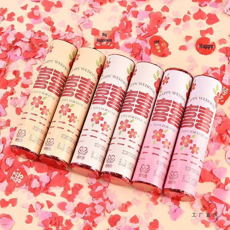 Handheld Wedding Confetti Cannon: Ideal for Bridal Games & Photos