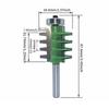 8mm Shank Router Bits Finger Joint Glue Cutter for Wood Tenon Woodwork Milling