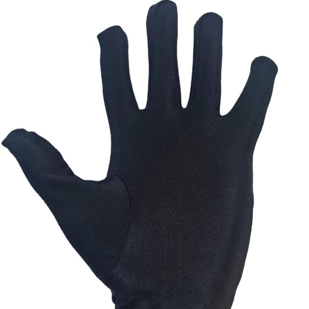 Spring and Autumn Thin Black and White High-quality Elastane Sunscreen High Elastic and Enlarged Boutique Men's Sports Etiquette Sunscreen Gloves