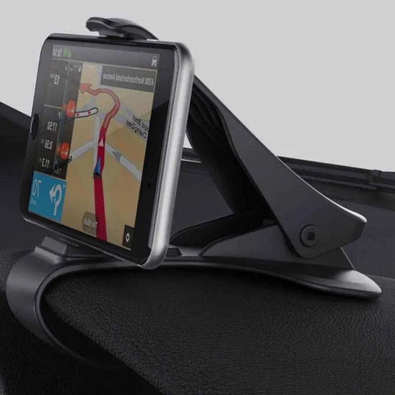 Univerzální držák mobilního telefonu do auta, snadno upevnitelný klip, stojan, multifunkční univerzální držák na palubní desku GPS navigace