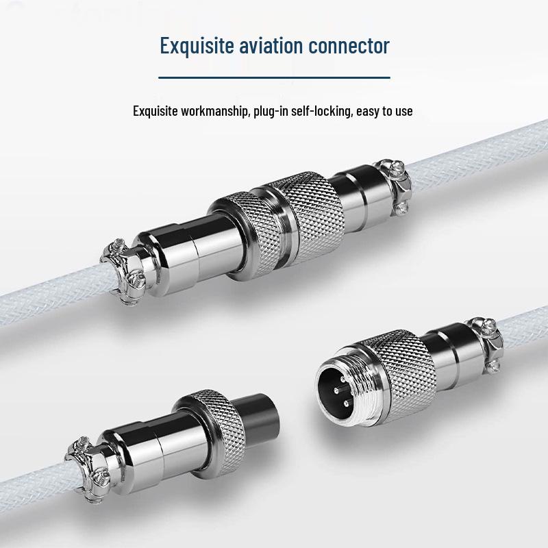 Custom USB 8K Mechanical Keyboard Cable with Magnetic Switch and Aviation Connector for Gaming