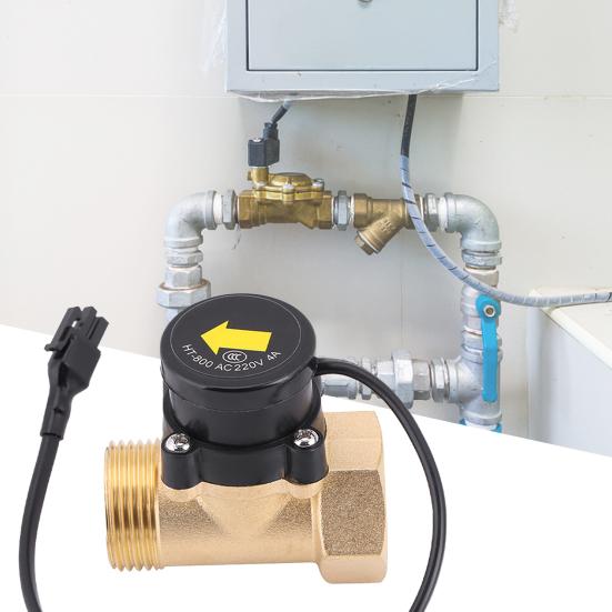 HT-800 Water Flow Switch Automatic High Sensitivity Copper Magnetic Low Pressure Flow Switch
