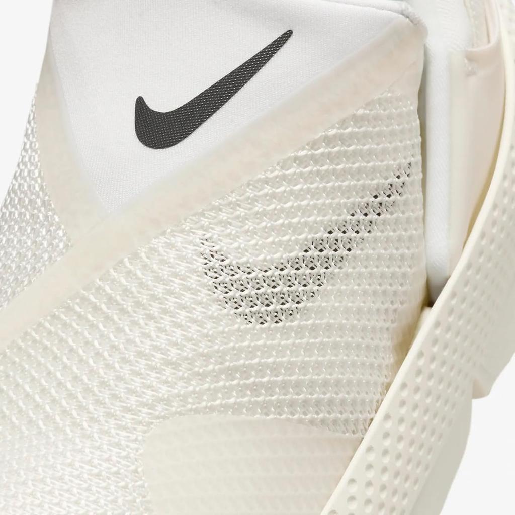 Nike Go FlyEase W Pale Size Sneakers, Ivory/Platinum Tint/Black, DR5540-105, 23.5cm (Japan)