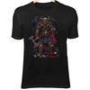Undead Viking Skull T-Shirt – Horned Helmet, Blood Axe, Raven War Spirit