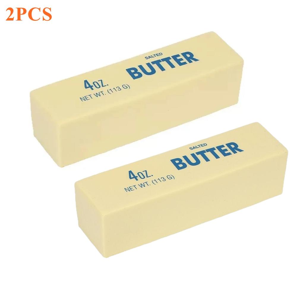

2PCS Butter Stick Squeezed Soft, Suitable for Children and Adults, Suitable for Parties, Games, Festivals, and Christmas Gifts