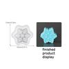 WTEMPO DIY Resin Silicone Molds Christmas Tree Snowflake Reindeer Pattern Design Ornaments Making Molds Christmas-themed Candles Making Molds