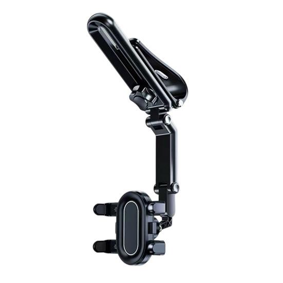 Sun Visor Phone Holder Secure Car Phone Mount Anti-Slip Clamp 360-Degree Rotatable Adjustable Car Phone Holder for Most Smartphones
