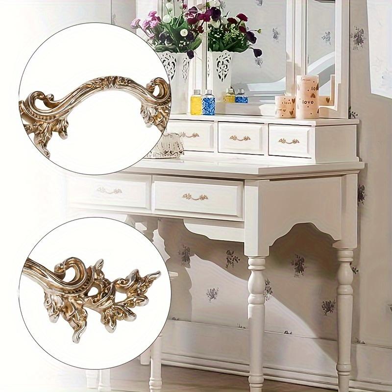 5pcs Antique Dresser Knobs, Farmhouse Kitchen Cabinet Pulls, Vintage Drawer Pulls And Knobs, Pulls For Cabinets, Dressers, Drawers, 2.5 Inch