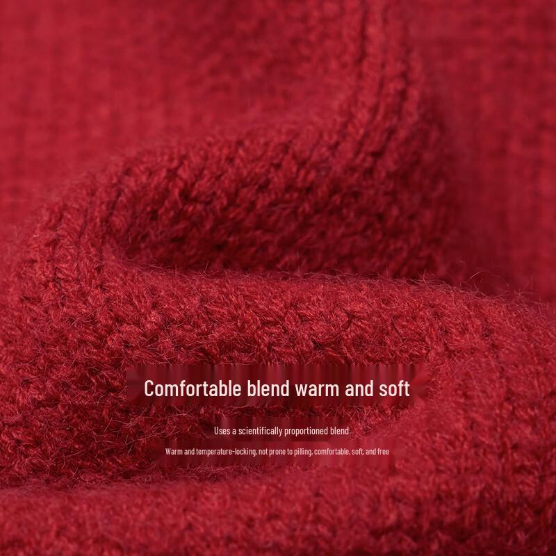 INMAN 2025 Winter Women's Cute Pet Dog 3D Floral Crew Neck Knitted Sweater