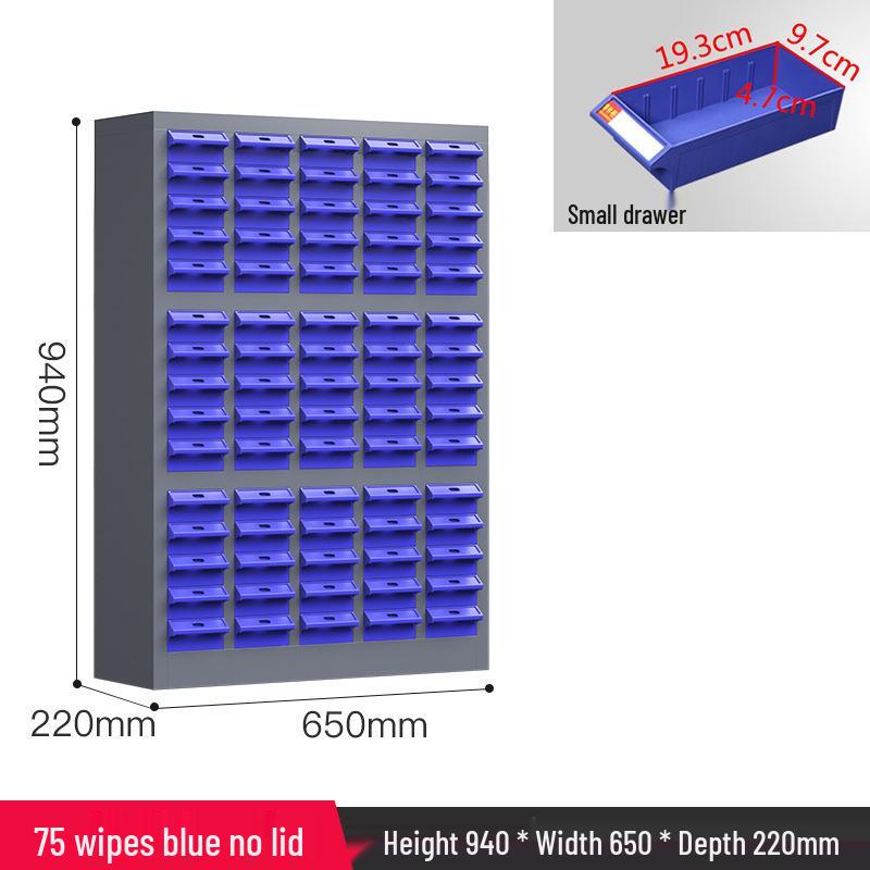 Parts & Screws Storage Cabinet with Iron Sheet Drawers