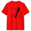Anime Chainsawheadthemed Art Unisex T Shirts Humor Tee Shirt Short Sleeve Round Neck Tshirts Cotton Graphic Tops