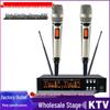 Wireless UHF Stage & KTV Microphone Set with FM Support for Home & Outdoor Performances