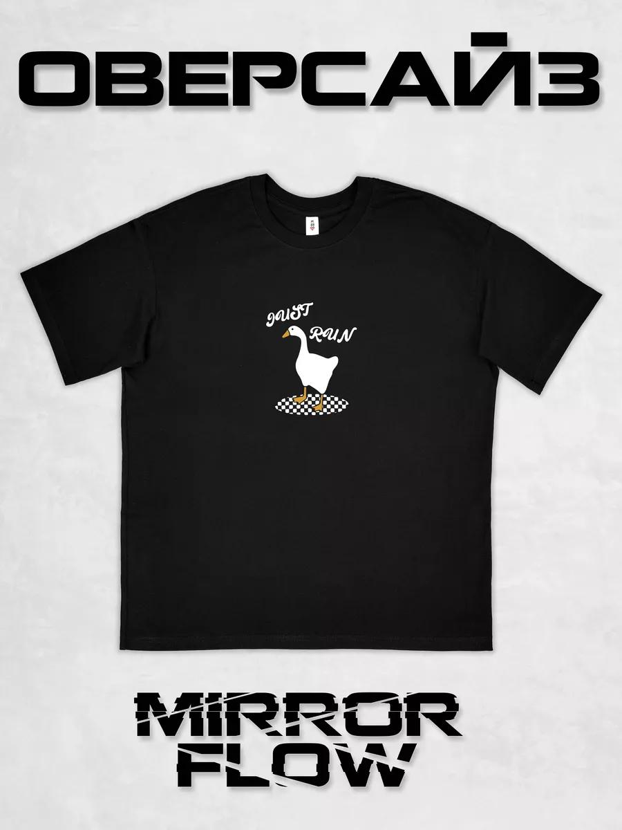 Oversized Y2K aura print T-shirt M