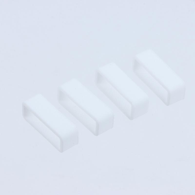 4 Peças Anel de Pulseira de Silicone 18 20 22Mm Laços à Prova d'Água Suporte de Segurança Acessórios de Relógio Porta-Pulseira de Borracha