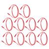 10 Sets 0.44mm² Electrical Extension Test   Kit 2mm Female to Female Banana Socket J.70029 Red