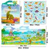 Children'S Quiet Book Concentration Cultivation Dinosaur Can Repeatedly Paste Portable Jelly Sticker Book