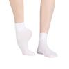 Ivoogle Professional Ballet Shorts for Girls Thin Summer Latin Dance Socks with High Ankle & Logo On Cuff