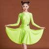 Children'S Latin Dance Practice Suit Girl's Latin Dance Performance Suspender Skirt Ballroom Practice Dancing Dress Latin