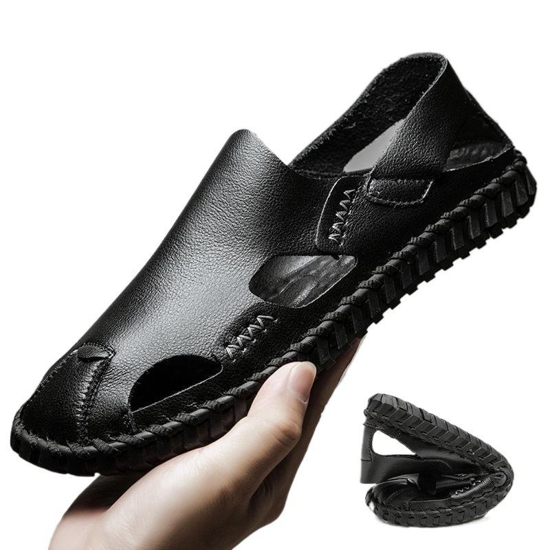 Summer Sandals Men's Outdoor New Beach Shoes Breathable Casual Hole Shoes Trend Versatile