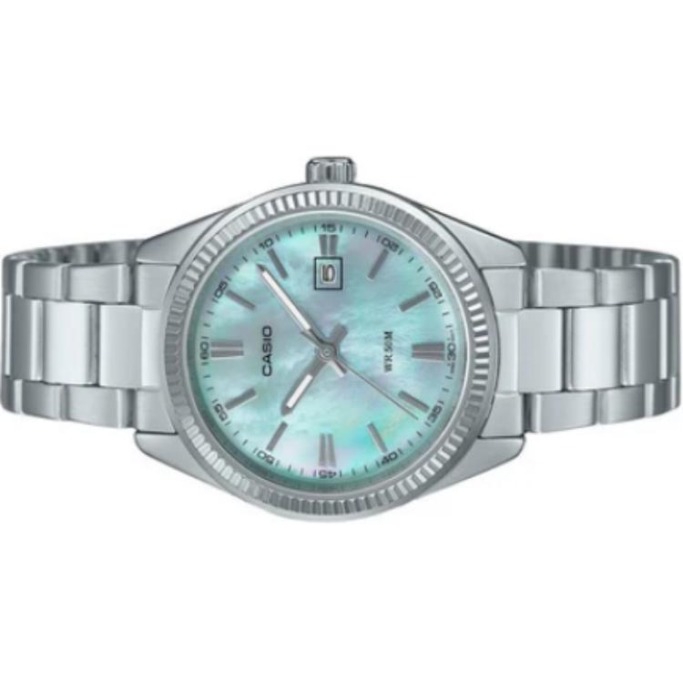 Casio Unisex Standard Series Mother Of Pearl Color Watch LTP-1302DS-2AV LTP-1302DS-2AV