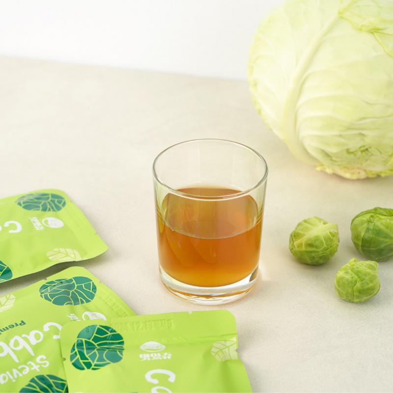Delicious Organic Cabbage Juice NFC Cold Pressed Juice, 80ml, 60 Pieces