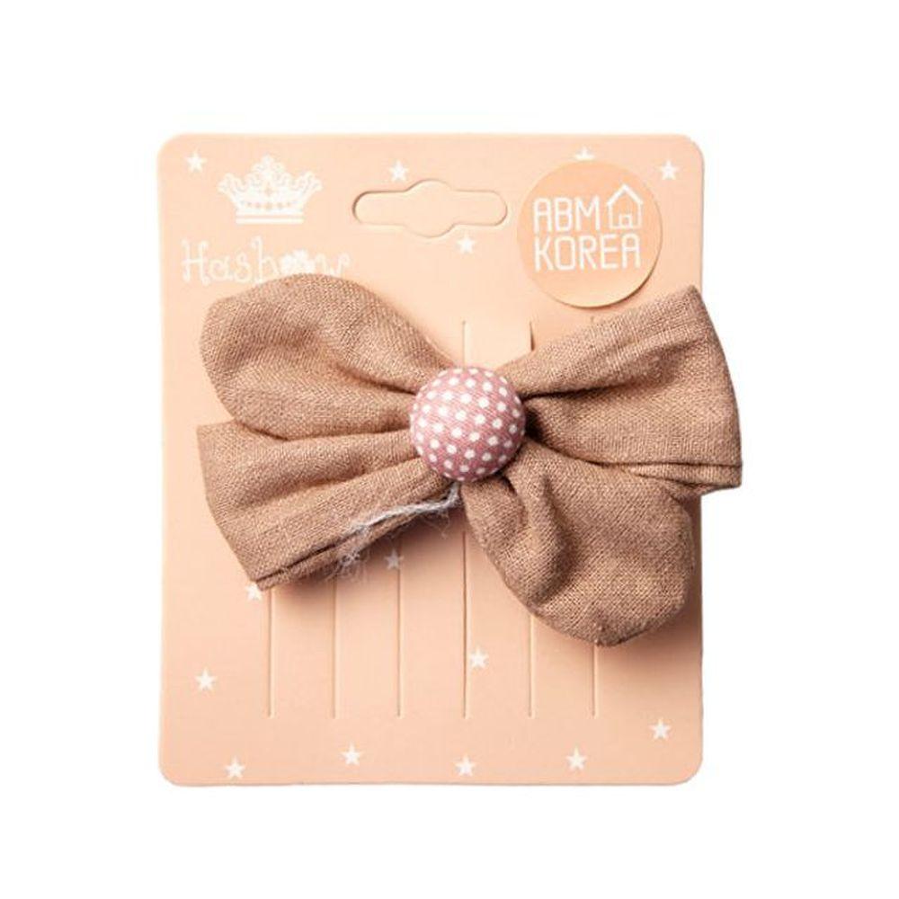 Hairpin Cappuccino Ribbon Dot