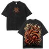 Kurama Nine Tailed Fox Naruto Vintage Anime Graphic T Shirt Manga Tee
