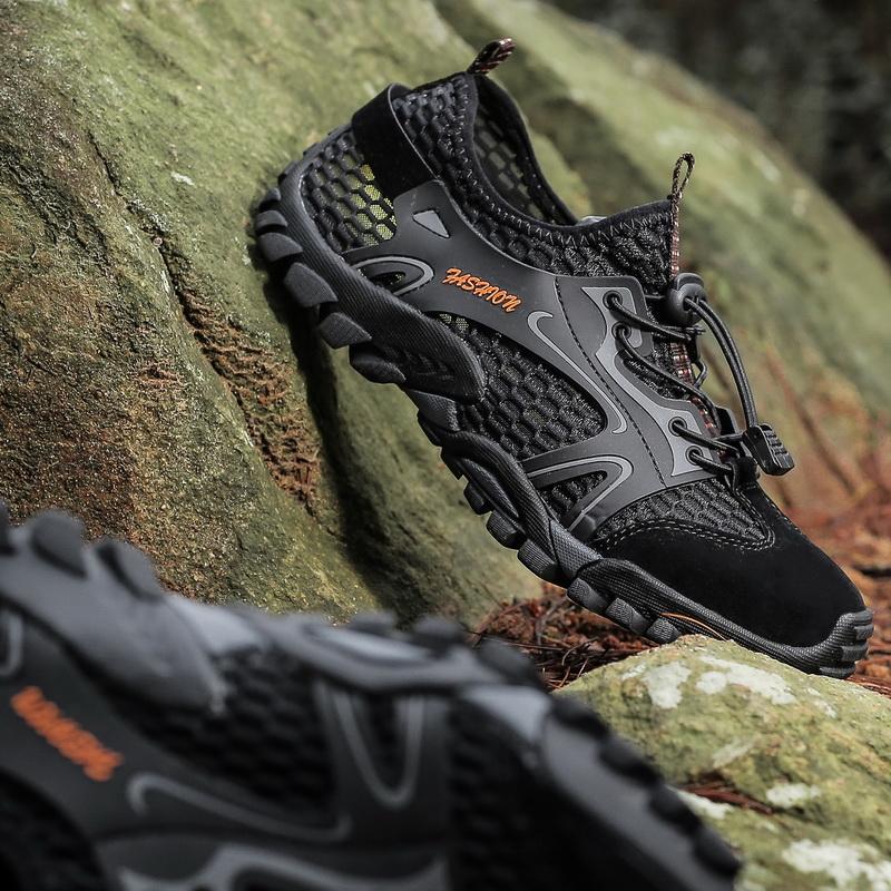 Hiking Trekking Sneakers Men Quick Dry Water Aqua Shoes Non Slip Breathable Outdoor Sport Shoes Plus Size