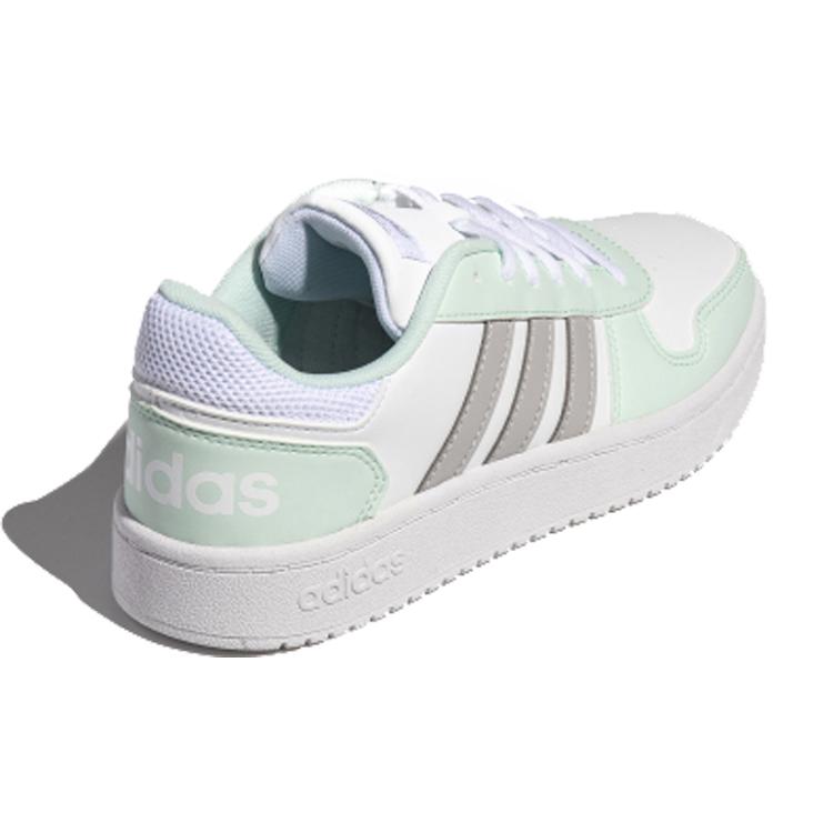 Adidas Hoops 2.0 'White Grey Green' Women's FW5856