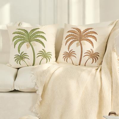 Pc Coastal Tropical Palm Decorative Cushion Cover D Print Polyester Pillow Case for Sofa Bed Car Office Home Decoration
