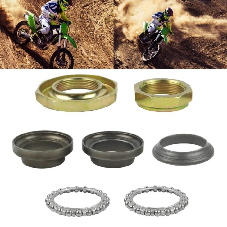 7Piece Steering Bearing Set Suitable For PW50 Y-Zinger Children's Motorcycle Providing Enhanced Maneuverability & Safety