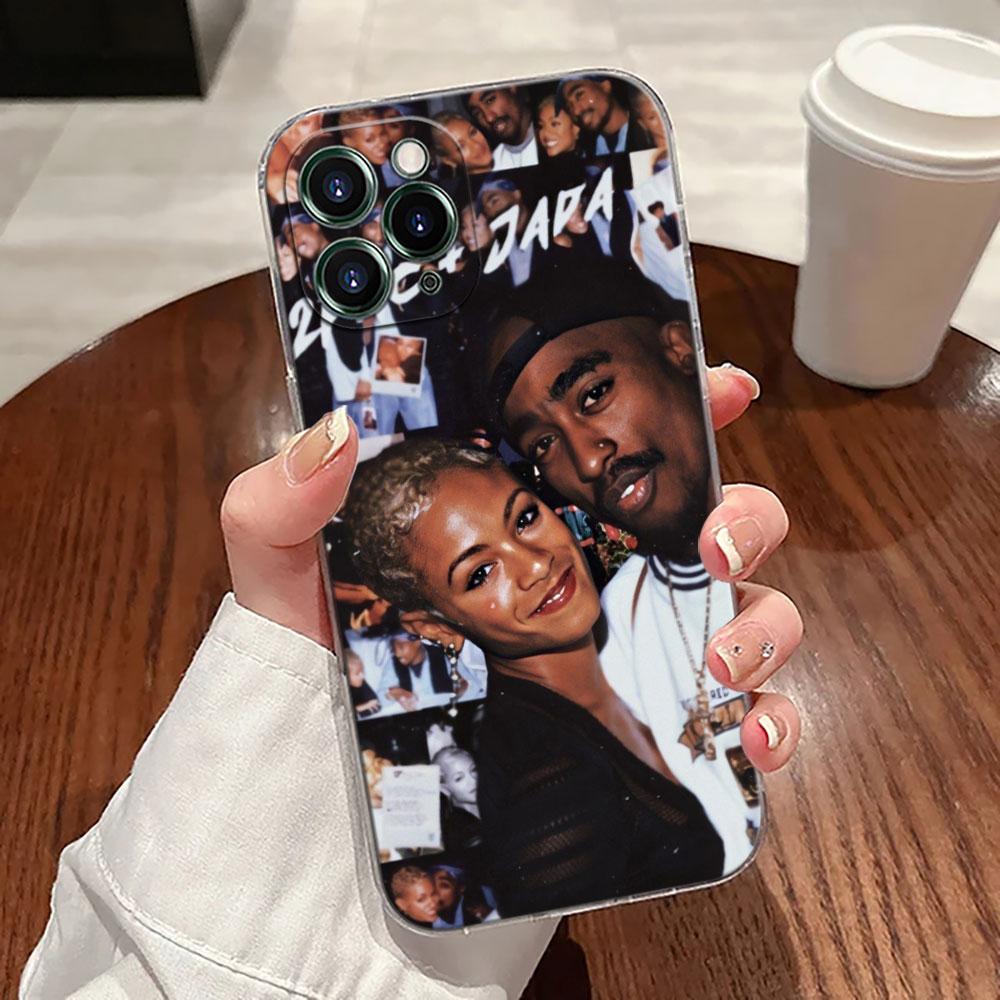 2 Pac Tupac Tupad Jada Rapper Case For Apple iPhone 17 16 15 14 13 12 11 Pro Max Plus 16E 17Air 17Pro Phone Cover Silicone Funda