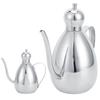 1L Oil Dispenser 304 Stainless Steel Oil Bottle Vinegar Pot Home Kitchen Storage Container