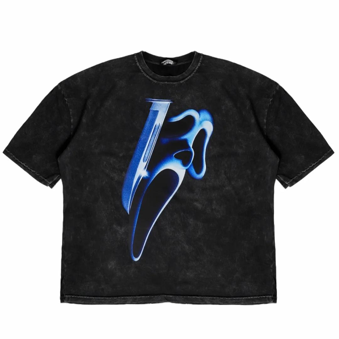 

Unique design printed vintage short sleeved T-shirt loose unisex trendy brand style daily casual versatile top for outdoor wear XXL чорний