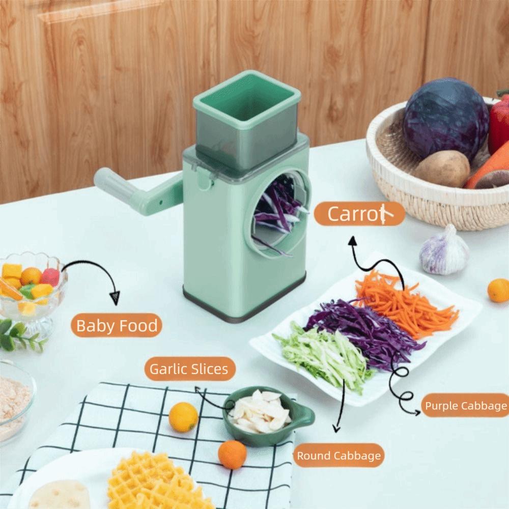 Vegetable Shredder Rotary Cheese Grater Labor-saving Nut Grinder Smoothies