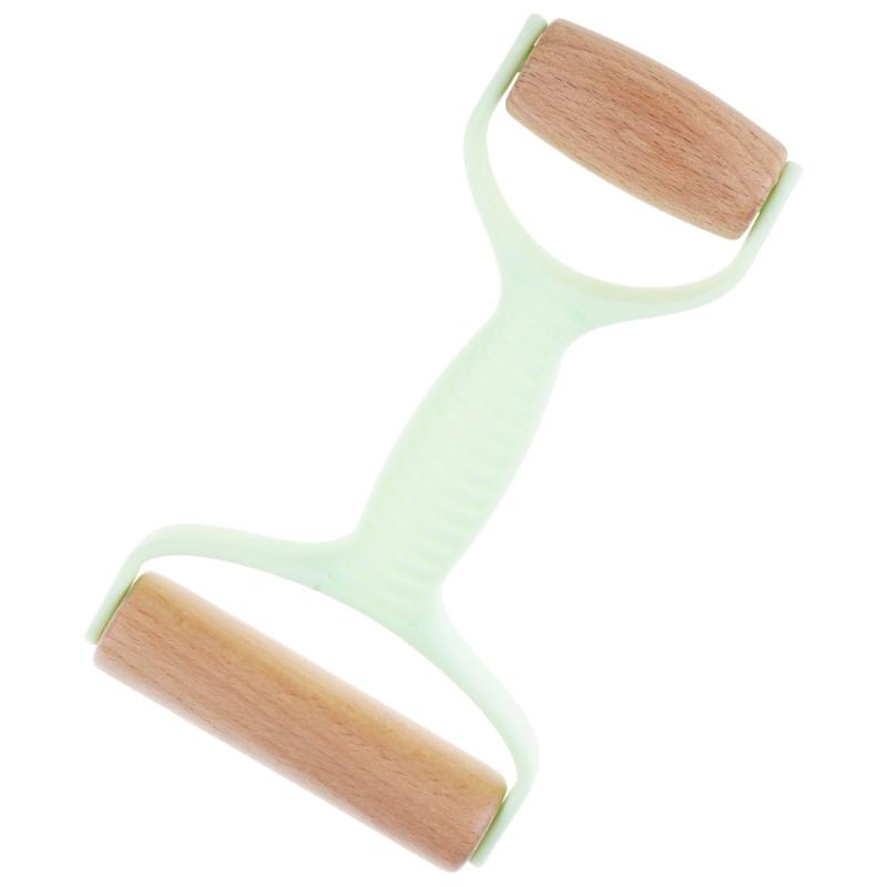 

Double for Head Rolling Pins Dough Roller Double for Head Pasta Rollers Baking Gadgets 2 Colors for Baking Fondant Cooki 1 зелёный