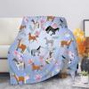 Geometric Diamond Pattern Blanket Soft Fleece Throw Couch Cover Home Decor Gift Idea Modern Art Design Living Room Accessories