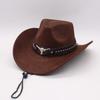 Men'S And Women'S Jazz Hats, Cow'S Head, Suede, Cowboy Hats, Sunscreen Hats, And Big-Edged Top Hats.