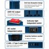 150W Portable Power Inverter DC to AC Converter for Makita 18V Battery Mobile Device Charging