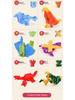 Power Rangers Alphabet & Number Transforming Robot Building Blocks Toy Set for Kids