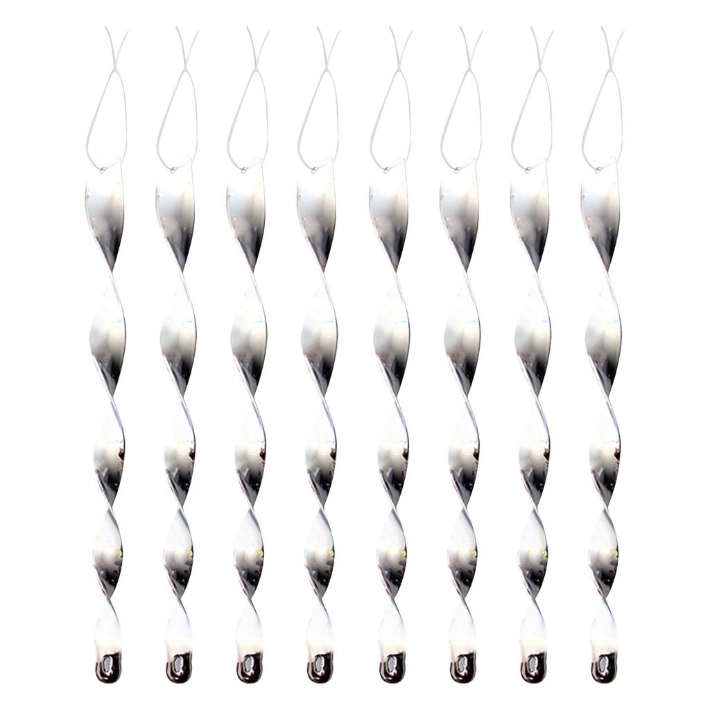 Bird Wind Twisting Scare Rods Reflective Ornamental Spiral Deterrent