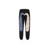 EVISU Knitted Sweatpants Men's Black Moderate Cuffed Pants 2EAHTM1SP356STCT